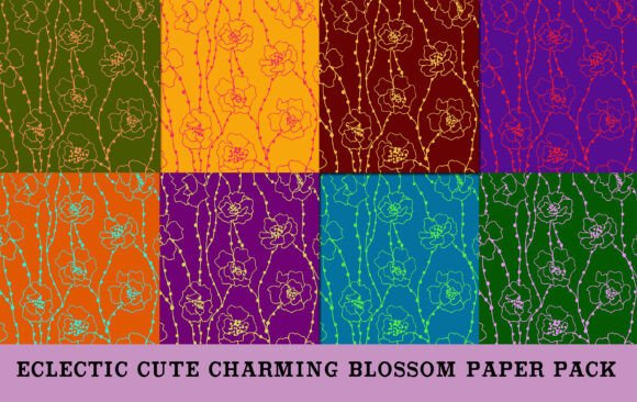 Download Eclectic Cute Charming Blossom Paper - Eclectic Collection